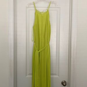Vestique Lime Green Culotte Jumpsuit